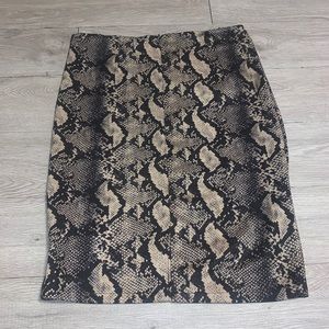 Snake Perfectly Poised Pencil Skirt